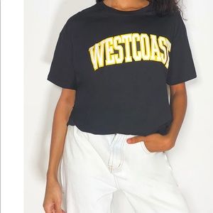 West Coast Printed T-shirt size XL